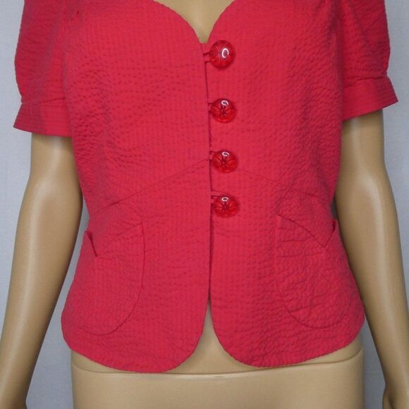 Anthropologie Mermaid Mariette Jacket Sweetheart 6 - Picture 4 of 11